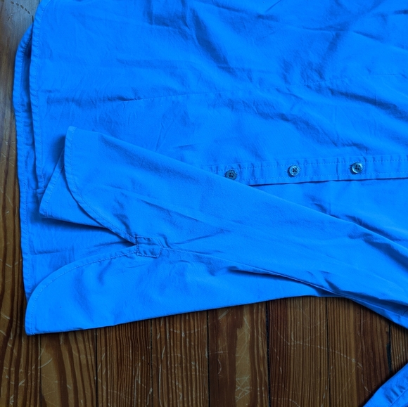 Express Design Studio No iron button up Blouse, M - Picture 6 of 7